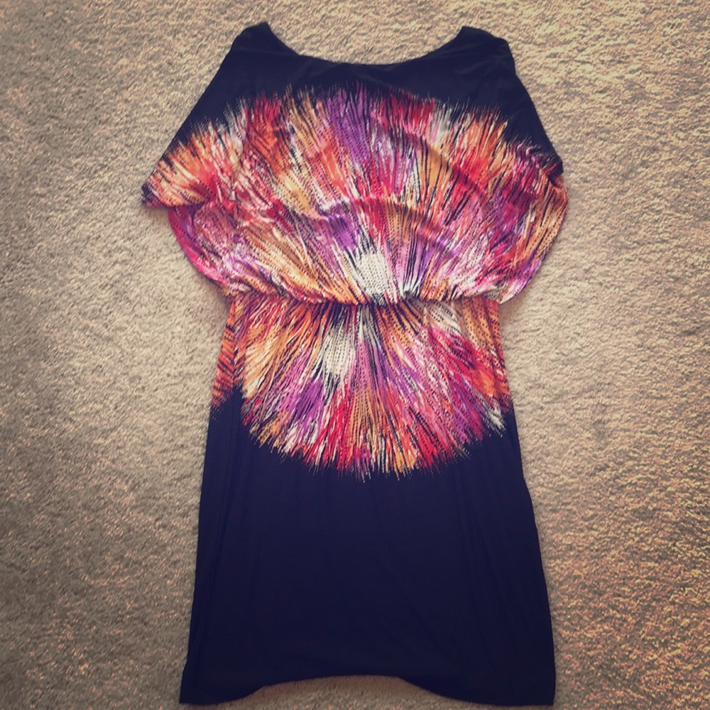 Starburst design dress